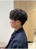 20代30代40代◎似合わせカットニュアンスパーマブルーブラック