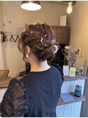 お呼ばれヘアセット