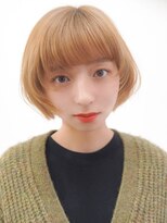 ラフィスヘアー クレイ 南草津店(La fith hair clay)&nbsp;【La fith】レイヤーボブ×ケアブリーチ×ミルクティーベージュ