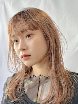 サンクマーケット 渋谷(cinq MARKET) 渋谷ミルクティーベージュハイトーンカラーヘーゼルベージュ30代