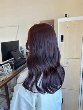 マインドヘアー(MiND HAiR) ラベンダーグレージュ＿艶感ウェーブミディ＿肌映えカラー__72