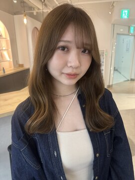 スティル ヘアアンドアイラッシュ(STILL hair&eyelash) 【伊勢】ふんわりオリーブベージュ