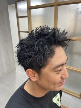 アレクサ 保谷(ALEXA) アップバングで爽！メンズピンパーマ＊(特殊パーマになります)