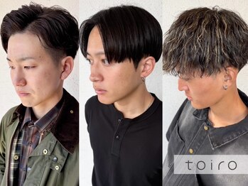 トイロ(toiro*)の写真/『"品格"男前スタイル。』育毛促進スパ/ハイライト/パーマ/刈上げへのこだわり。男前への武器をここに。