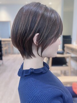 セイドット リー(Say. Ree) say.ショートボブひし形ショートオリーブヘーゼルグレージュ