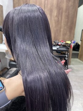 アヴァンス セブンパーク天美 松原店(AVANCE.) ブリーチ×ブルーラベンダー