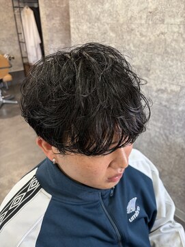 メンズスパイラルパーマ