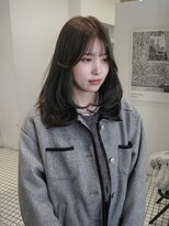 ノーヴァン デフォーム(NOVAN DEFORM)&nbsp;レイヤーカット/オリーブグレージュ/ブリーチなし/透明感カラー