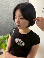 ジュノヘアージャパン 表参道(JUNO HAIR JAPAN)&nbsp;黒髪/クラゲヘアー/オリーブグレー/小顔/ココアベージュ/渋谷