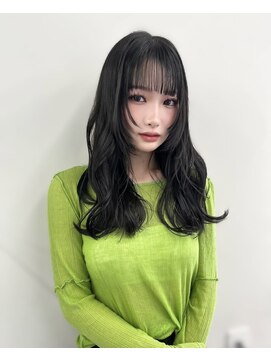 リノ(RLINO) 顔周りカット  ダークグレー