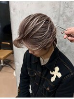 ヌエン 渋谷(NU/EN)&nbsp;ナチュラルセンターパート/メンズバレイヤージュ/シャドールーツ