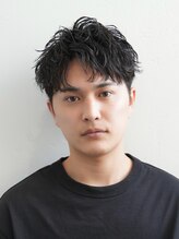 ログ(LOG) メンズカット メンズショート 無造作パーマ シャドウパーマ 高松