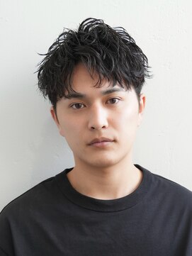 ログ(LOG) メンズカット メンズショート 無造作パーマ シャドウパーマ 高松