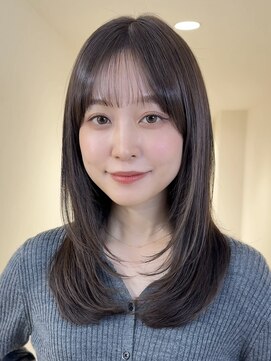 アイトーキョーエス 渋谷(AI TOKYO S) ミルクティーブロンド/ダークブルー/デジタルパーマ/渋谷