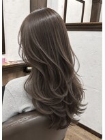 アミリー ひたち野うしく店(Amily)&nbsp;ハイライトバレイヤージュダブルカラーケアブリーチ20代30代