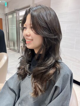 ピークアブー アヴェダ ギンザシックス(PEEK-A-BOO AVEDA GINZASIX) 顔周りカット//レイヤーカット/前髪長め/ワンホンレイヤー◆
