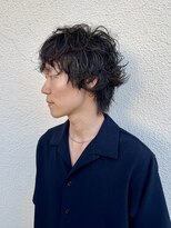 インザヌーク(INN the neuk)&nbsp;ムース揉み込んで自然乾燥でOK!メンズパーマスタイル