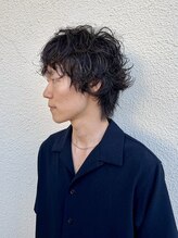 インザヌーク(INN the neuk)&nbsp;ムース揉み込んで自然乾燥でOK!メンズパーマスタイル