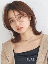 アーサス ヘアー デザイン 流山おおたかの森店(Ursus hair Design by HEADLIGHT)&nbsp;ミディアムレイヤー大人ハッシュカット似合わせ小顔くびれ韓国