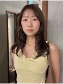 表参道/ブラウンカラー/韓国レイヤー/透明感カラー