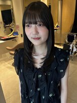 ソラス 緑地公園店(SOLAS) ミディアムヘア/レイヤーカット/サイドバング/ヘアスタイル