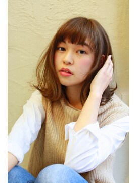 トヌコア ルア 下北沢店(TONUKOA RUA) 【TonukoaRua】綿菓子のような質感☆グレージュミディ