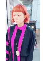 メルシー(Merci)&nbsp;【Mｅｒｃｉ】派手髪！！サーモンオレンジ