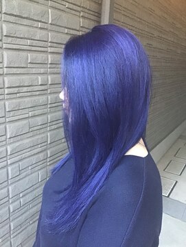 サムブリッジ(SOMEBRIDGE) ☆★ストレートロングネイビーブルーカラー★☆(SOMEBRIDGE亀有)