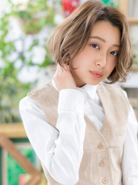 カバーヘア ブリス 戸田公園西口店(COVER HAIR bliss) *bliss戸田公園*外国人風カラー×くせ毛風カールゆるかわボブa