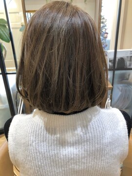 ロンドアベニール 北千住(Lond avenir) 無造作ハイライト☆ショートボブ　スタイリスト西田大樹