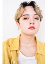 ピズム(PISM)&nbsp;耳かけハンサムイメチェンショート／ハイライト＆ローライト