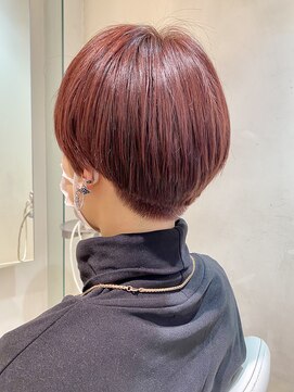 レンジシキチジョウジ (RENJISHI KICHIJOJI) 赤みカラーが可愛いマッシュショート【RENJISHI 宮本】II