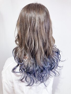 ジーニーホリエ(Geniee horie) geniee☆YU  アッシュ ブルーバイオレット グラデーションカラー