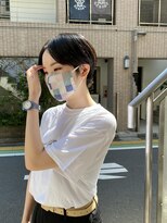 ビビト(bibito) bibito 黒髪 ハンサムショート ショートヘア 刈り上げなし