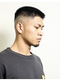 七三オールバックかき上げヘアコンマヘア２４３