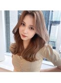【myonsil】ワンホン顔まわりのレイヤー韓国ヘア
