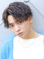 ベーア(Bar)&nbsp;表参道2ブロック刈り上げマッシュ×ツイストパーマアップバング