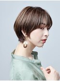 大人可愛いショートボブ