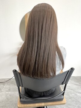 アノネ(anone) オリーブベージュ×髪質改善カラー