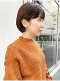 【CAF 照下　大人可愛い20代30代40代こなれ耳かけショート】