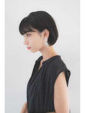 ベンジー 北上店(benji) シンプルなリップラインボブ