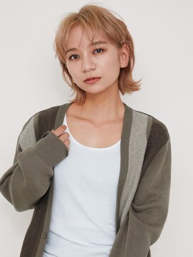 オンク 新宿(onk) 黒髪/グレーベージュ/レイヤーロング/前髪パーマ[新宿駅]