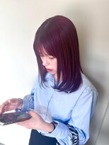 ヌークバイラヴェスト 四日市(neuk by lovest)&nbsp;ブリーチなしディープレッド