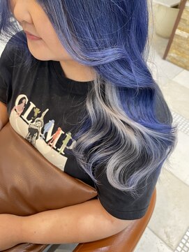 ファブ 千葉店(FaB) ブルーカラー/インナーカラー/シルバーカラー