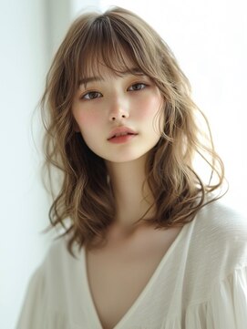 アルトリスト(Altruist Aging×HAIR&SPA) ★ダークアッシュ大人ガーリーボブ着物ミディアムレイヤーカット