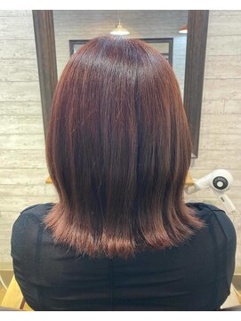 ニースヘアギャラリー 上野御徒町店(Neece hair gallery by across) 外ハネボブ