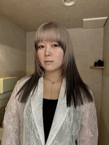 ネルケ 立川(nelke)&nbsp;デザインカラーシャドウルーツカラー裾カラーレイヤーカット