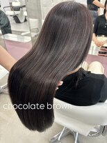 エヌアイ オモテサンドウ(ni omotesando)&nbsp;チョコレートブラウン チョコブラウン ブラウンカラー 艶カラー