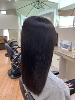美容室 アズール(A ZOOR)の写真/自然な仕上がりの髪質改善ストレート!!広がりやクセが気になる方に◎髪に優しい薬剤で今までにない質感を