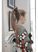 ヘアレンジ 成人式 ヘアセット ポニーテール